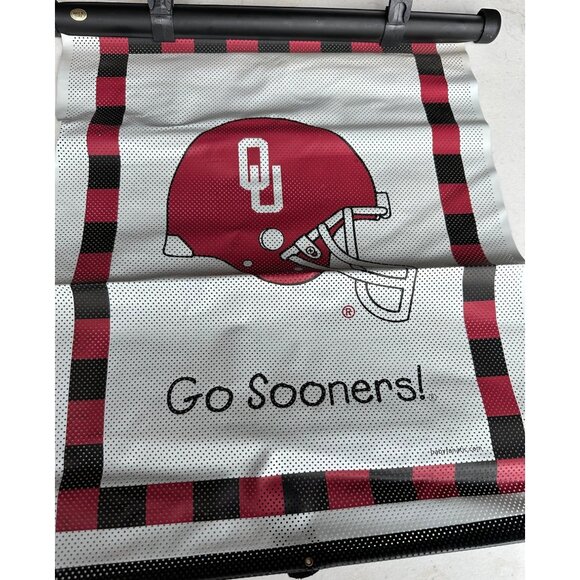 NCAA Baby Fanatic Oklahoma OU Sooners Car Sun Window Shade for Babies 17" Tall - Picture 6 of 11